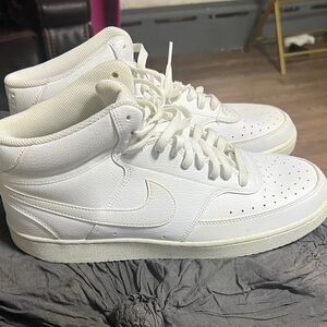 Nike White High-Top Sneakers